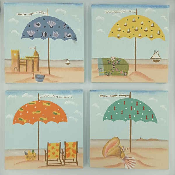 42418 - Καδράκι καμβάς παραλία