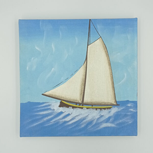 42419 - Καδράκι καμβάς ιστιοπλοϊκό