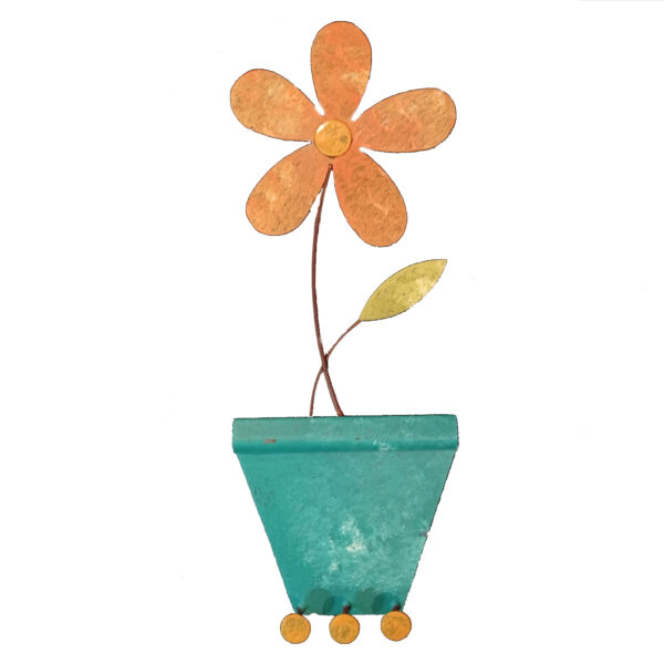 91169 - Κρεμάστρα μεταλλική λουλούδι