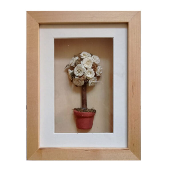 79110Α - Κάδρο 3D μικρό τριανταφυλλιά