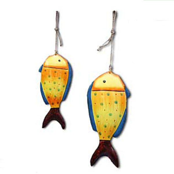 TH5117 - Mεταλλικό Ψάρι Kρεμαστό