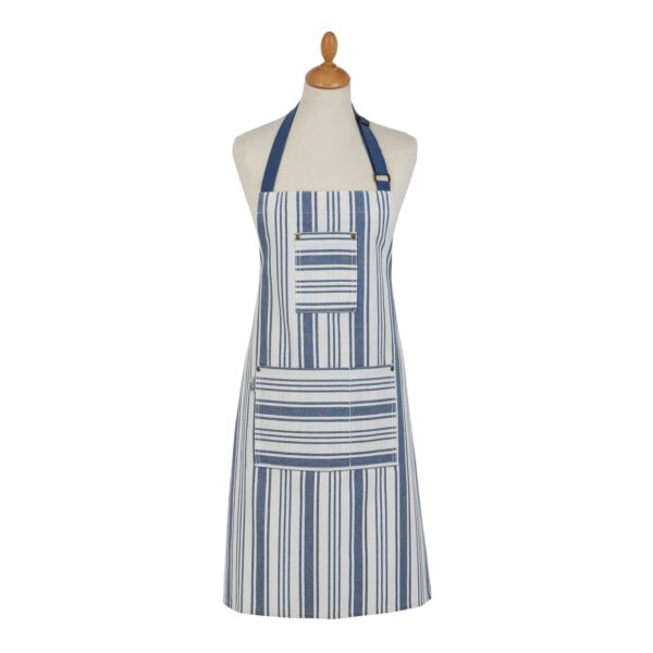 7DNST01 - Ποδιά Bαμβακερή Denim Stripe