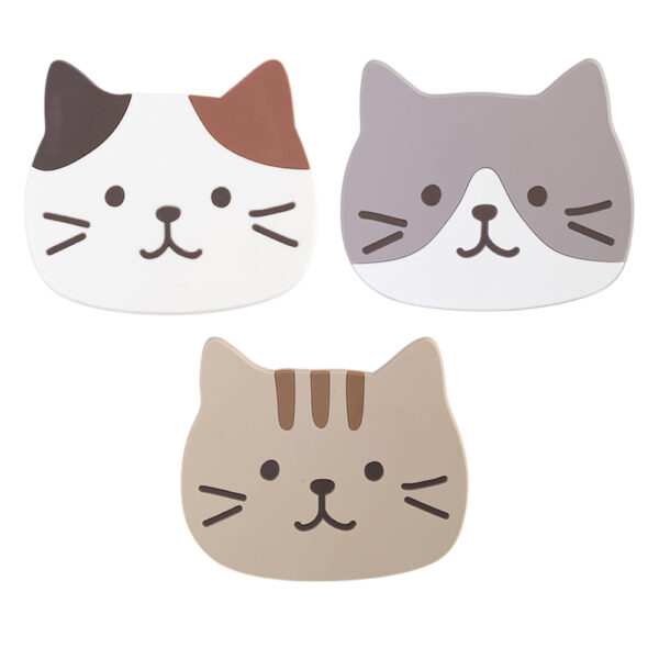 5909065 - Σουβέρ σιλικόνης γατάκι