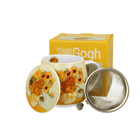 95733 - Κούπα 430 ml με Φίλτρο & Καπάκι V.van Gogh Sunflowers