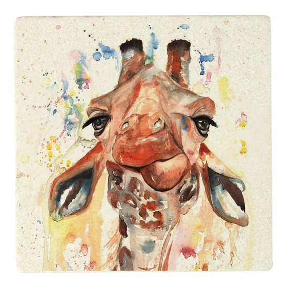 N1490 - Σουβέρ πέτρινο Καμηλοπάρδαλη