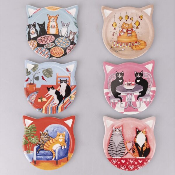 5920784 - Πλακίδιο Γατάκι γύψινο