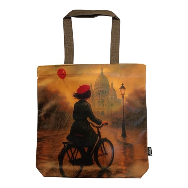 TB89001 -  Lady w Bicycle