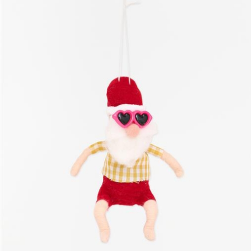 D8060 - Άγιος Βασίλης κρεμαστός τσόχα (felt)