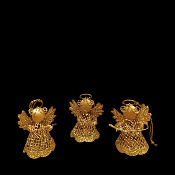 94214 -  Αγγελάκι μικρό κρεμαστό (χρυσό & ασημί)