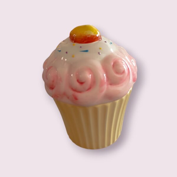 48403a - Βαζάκι μεγάλο Cupcake Λεμόνι