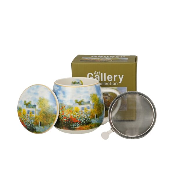 96038 - Κούπα 430 ml με Φίλτρο & Καπάκι Monet The Garden