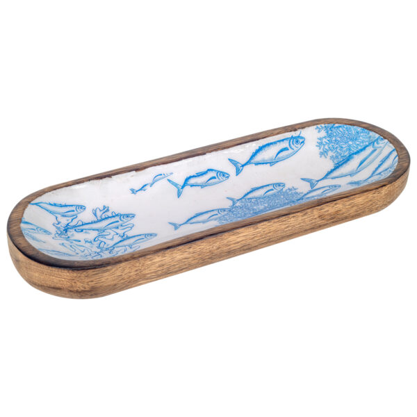 S32858 - Πιάτελα 30 cm Ψάρια mango