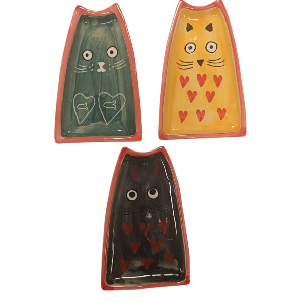 S37628 - Πιατάκι Γάτα stoneware